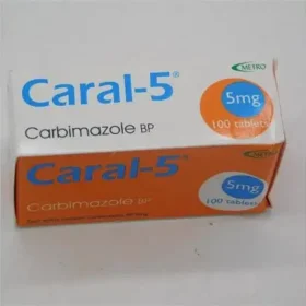 CARAL 5MG (CARBIMAZOLE) TABS 100S